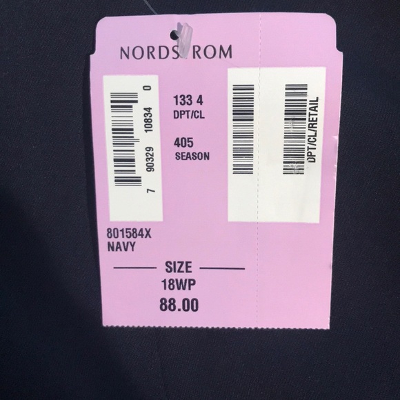 Smooth petite navy dress pants - Picture 7 of 7